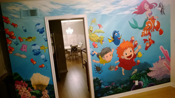 子供を思って楽しくする部屋に!これは私もやりたい!
