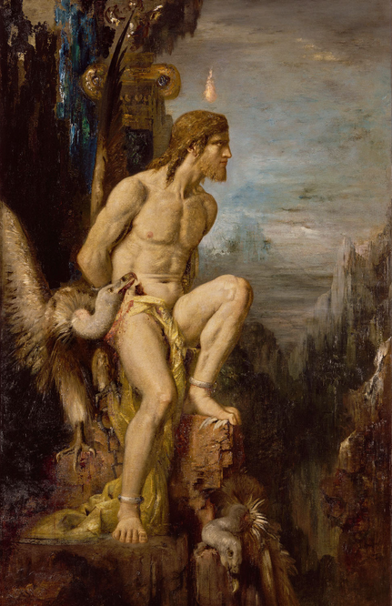 Prométhée - 1868 huile sur toile de Gustave Moreau