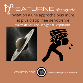 Saturne rétrograde