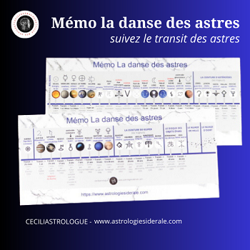 Mémo la danse des astres