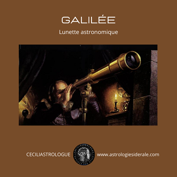La lunette astronomique par Galilée