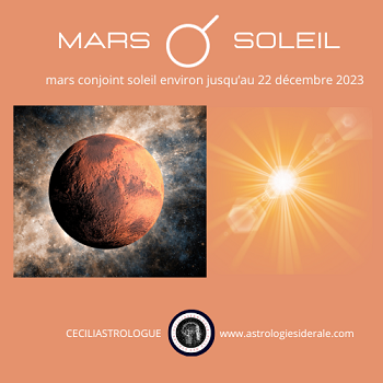 Mars conjoint Soleil, une fois tous les deux ans