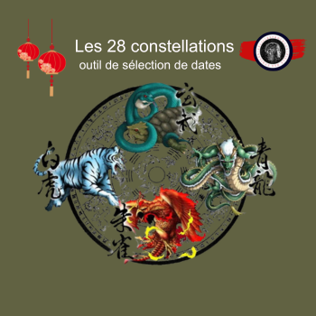 Les 28 constellations, outil pour choisir des dates