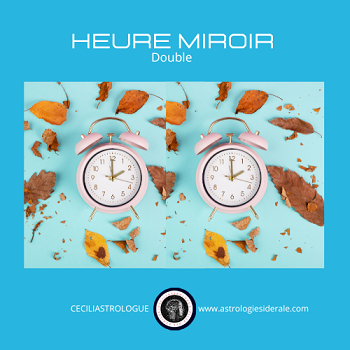 Heure miroir double ?