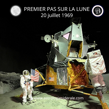 Le 1er pas sur la lune