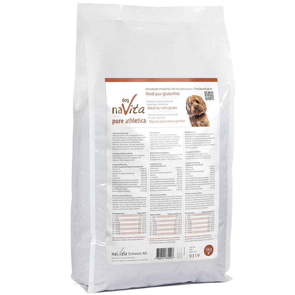neu bei naVita: pure athletica (mit Rind)