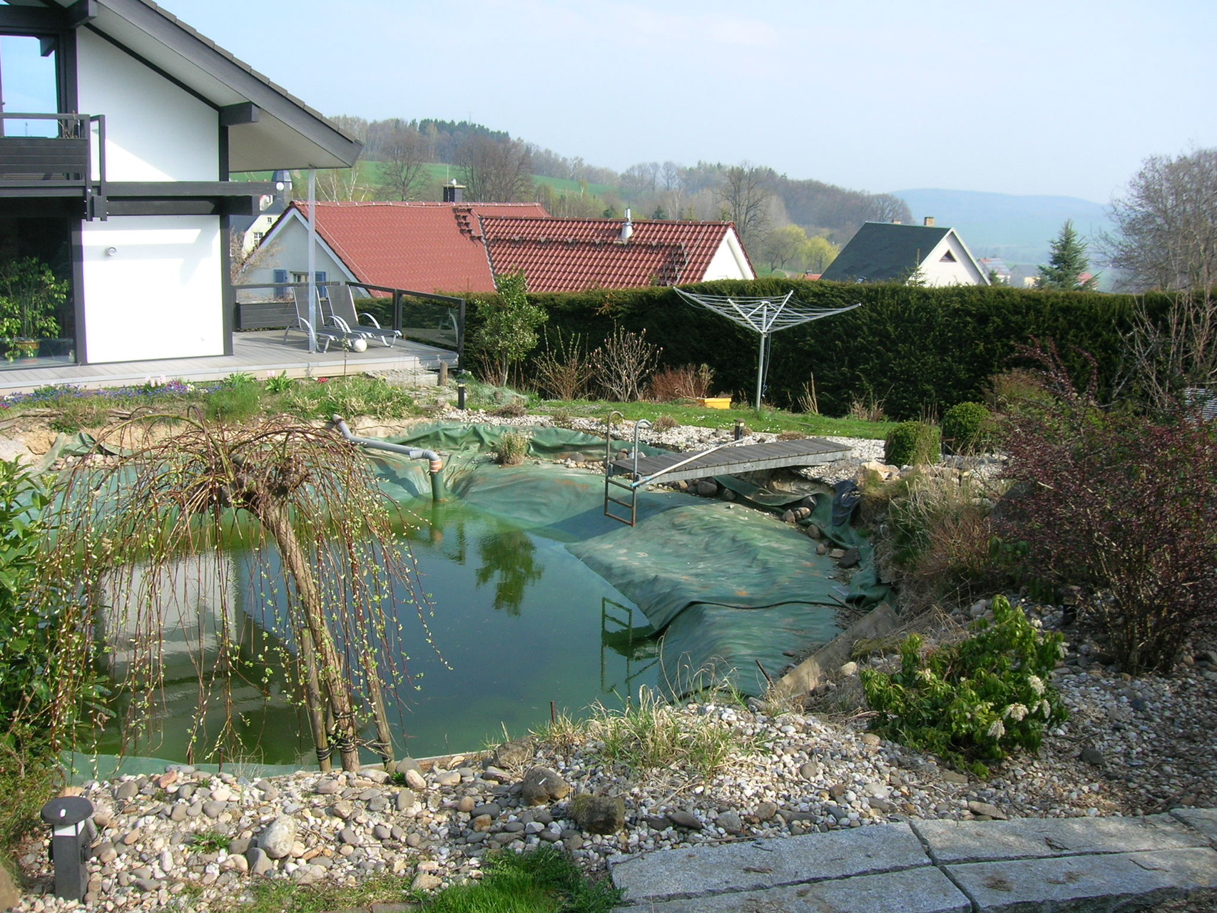 Schwimmteich in Steina, 2014
