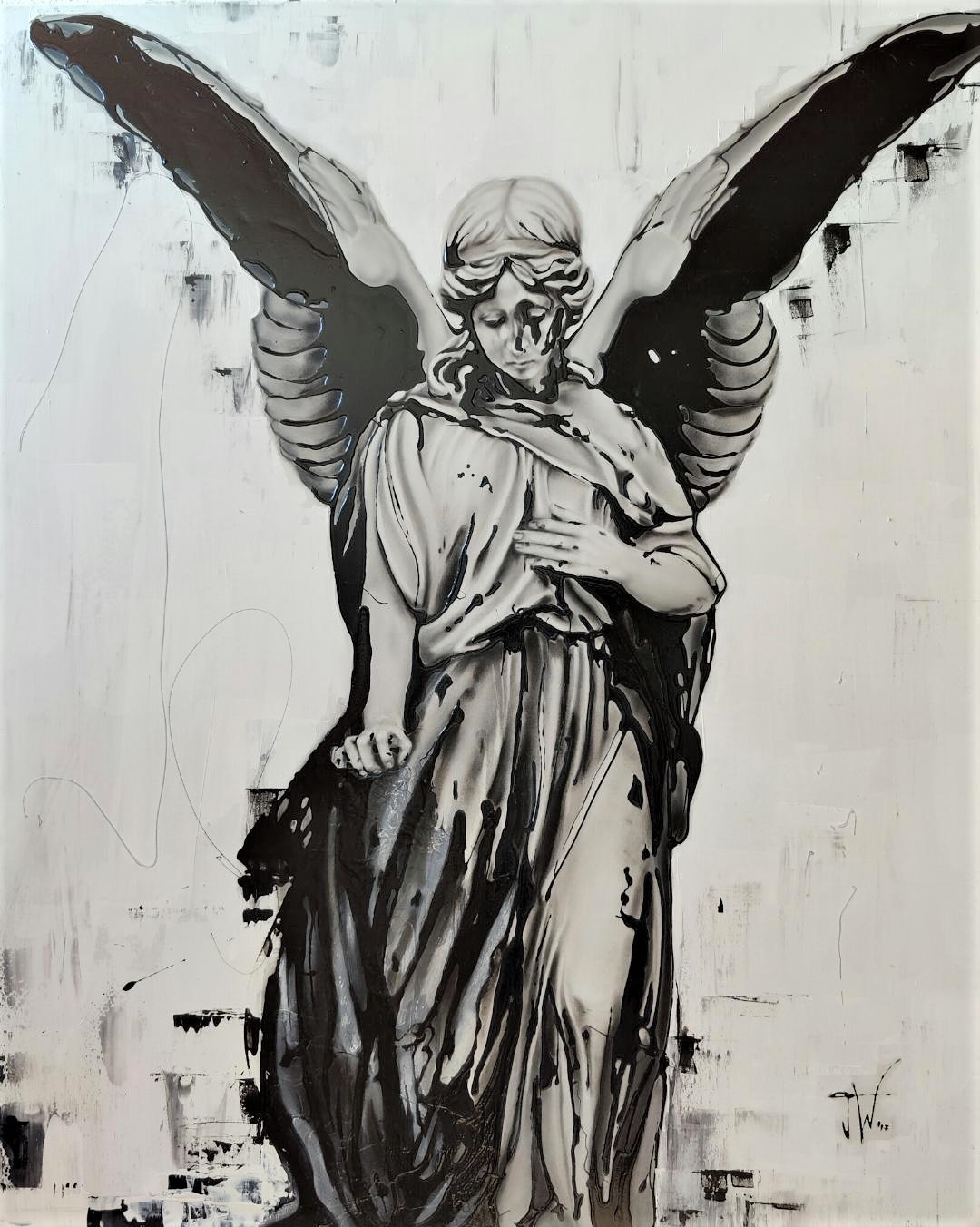 'ANGEL', 100x120 cm, signed, 2020