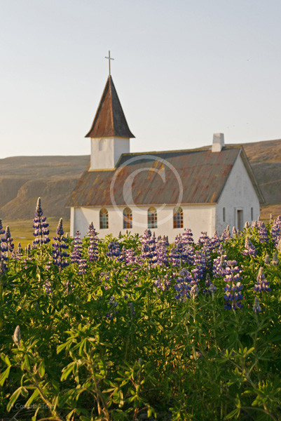 Kirche in Breidavik am Latrabjarg - Westfjorde