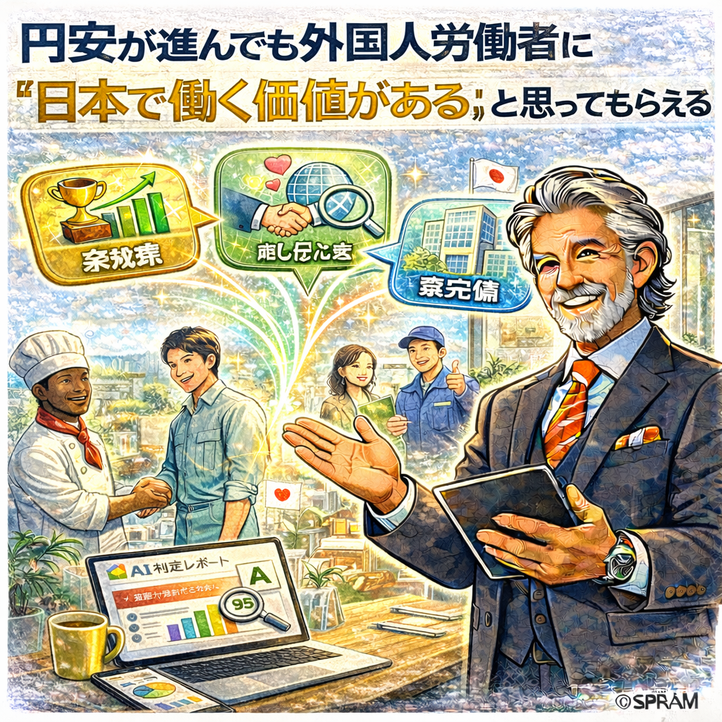 円安が進んでも外国人労働者に”日本で働く価値がある”と思ってもらえる工夫