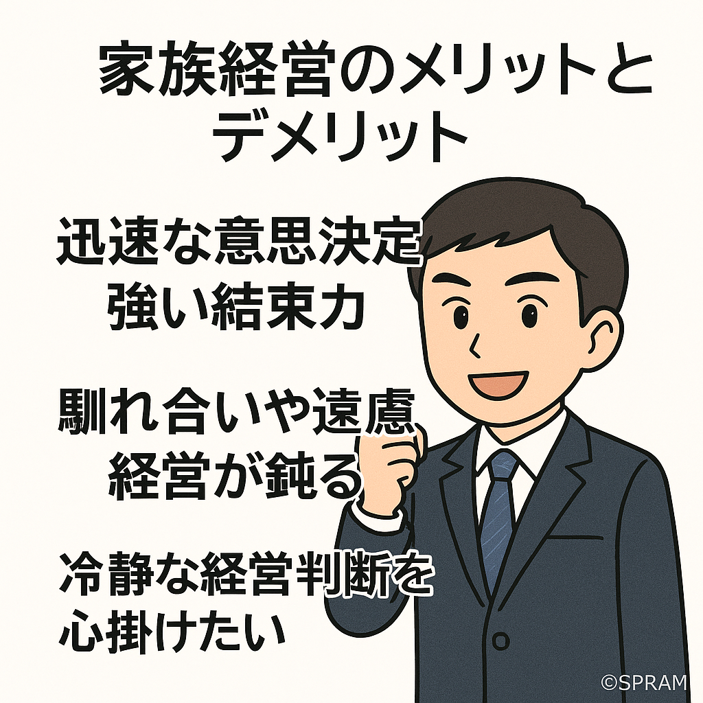 家族経営のメリットとデメリット
