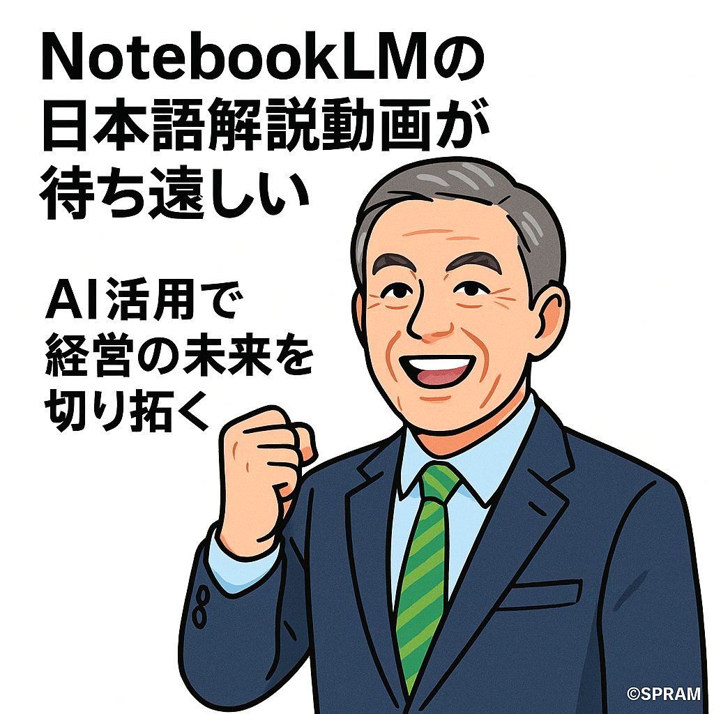 待ち遠しいNotebookLMの日本語動画解説