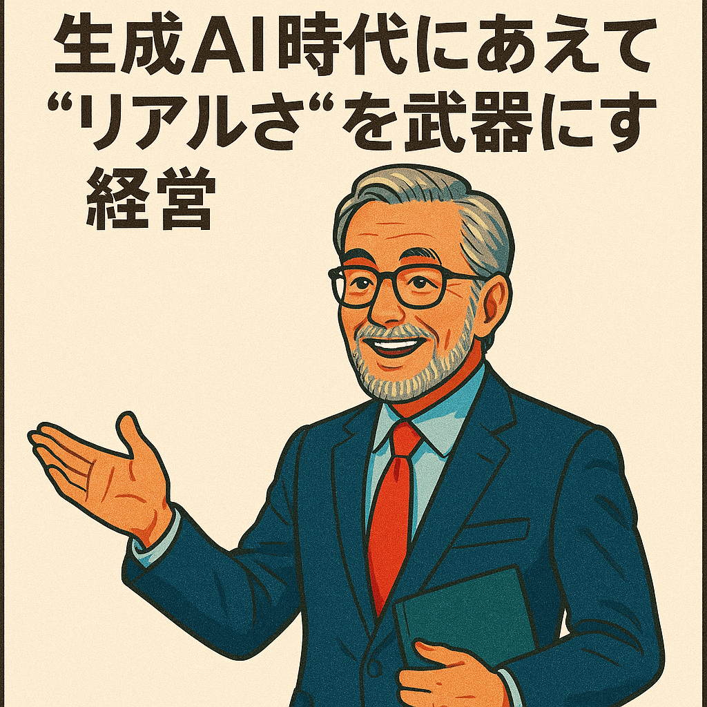 生成AI時代にあえて”リアルさ”を武器にする経営