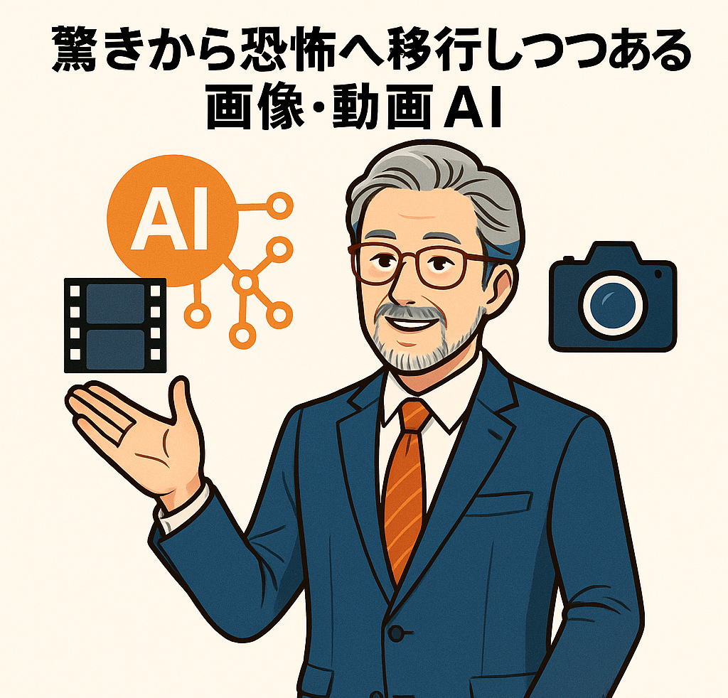 驚きから恐怖へ移行しつつある画像・動画AI
