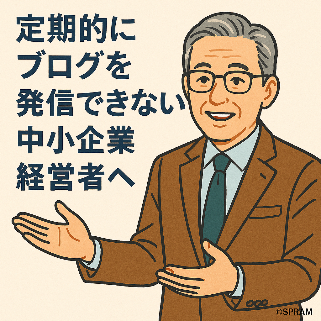 定期的にブログを発信できない中小企業経営者への皆様へ（解決法）