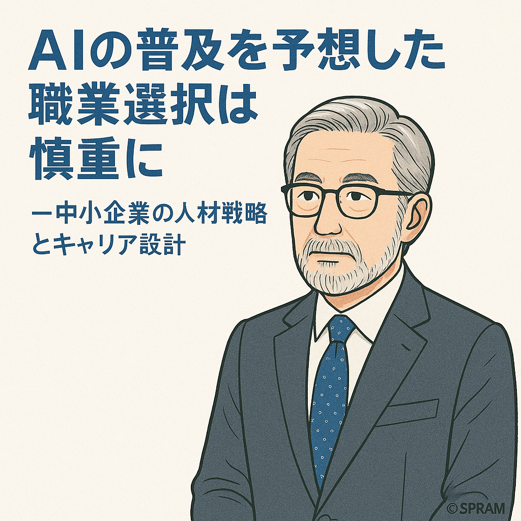 AIの普及を予想した職業選択は慎重に―中小企業の人材戦略とキャリア設計