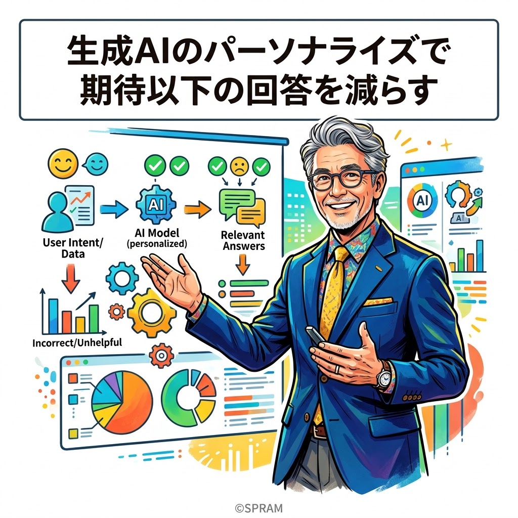 生成AIのパーソナライズで期待以下の回答を減らす