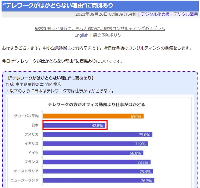 ”テレワークがはかどらない理由”に商機あり