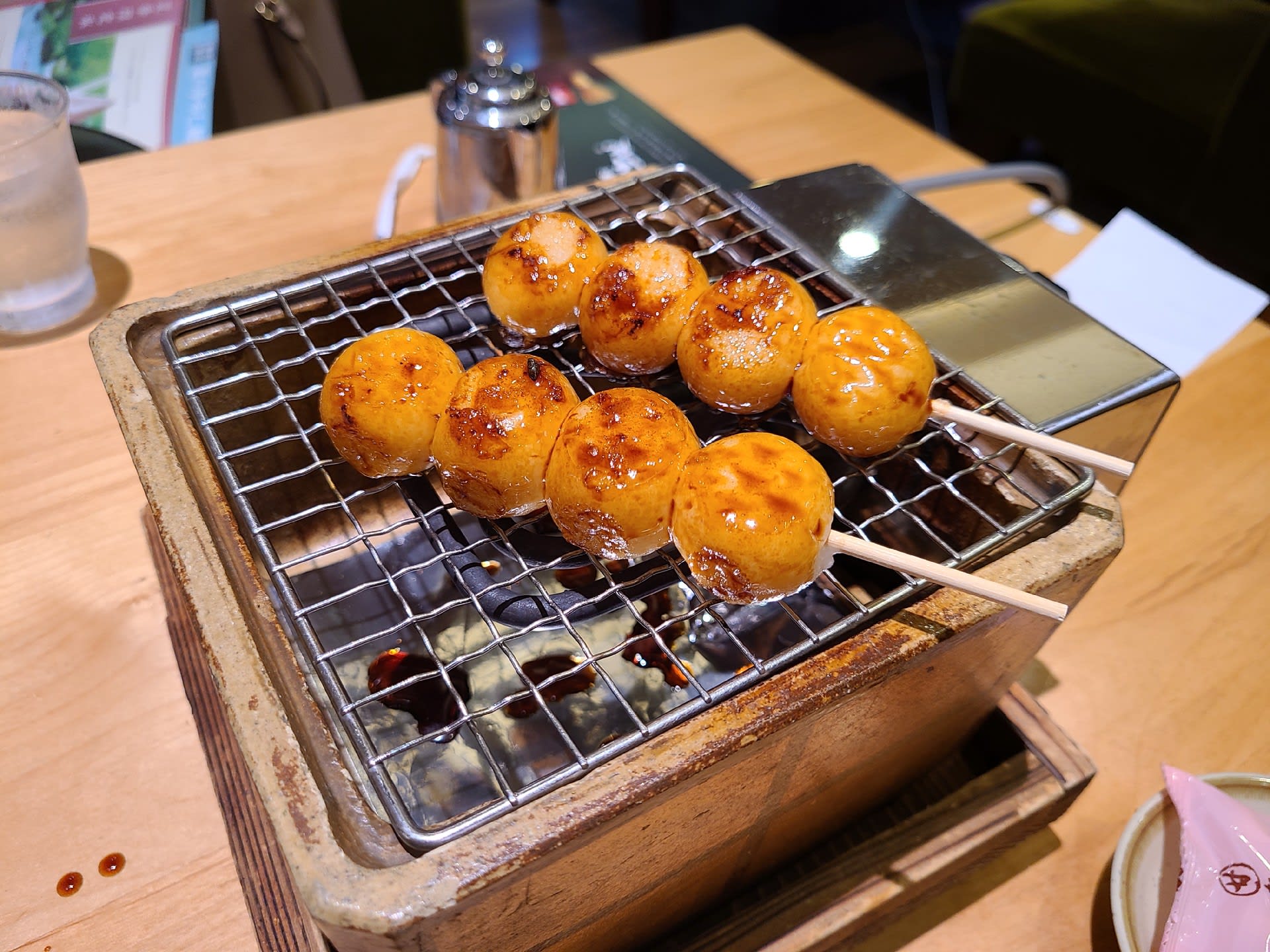 おかげ庵の焼き団子体験
