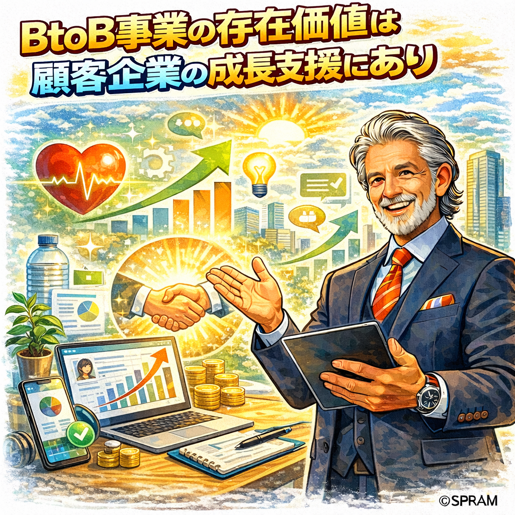 BtoB事業の存在価値は顧客企業の成長支援にあり