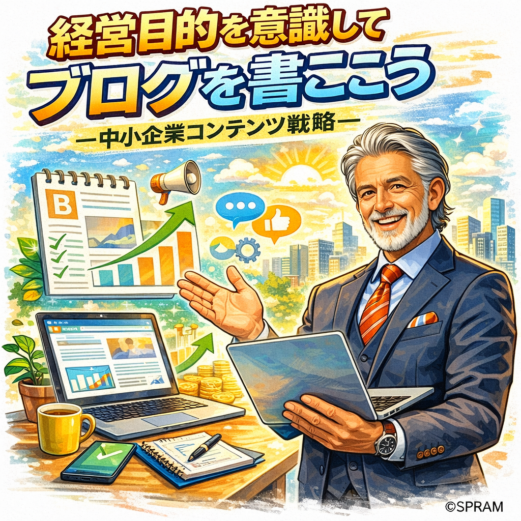 経営目的を意識してブログを書こう／中小企業コンテンツ戦略