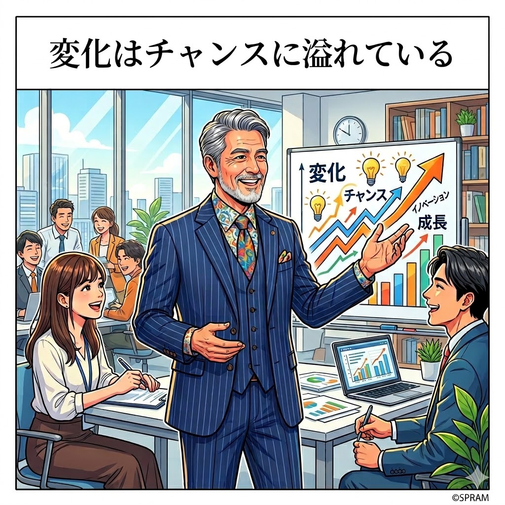 変化はチャンスに溢れている