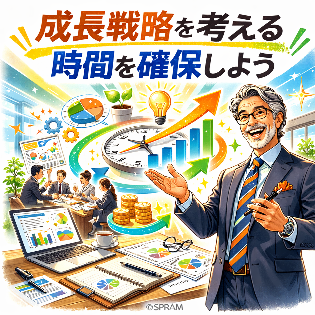 成長戦略を考える時間を確保しよう