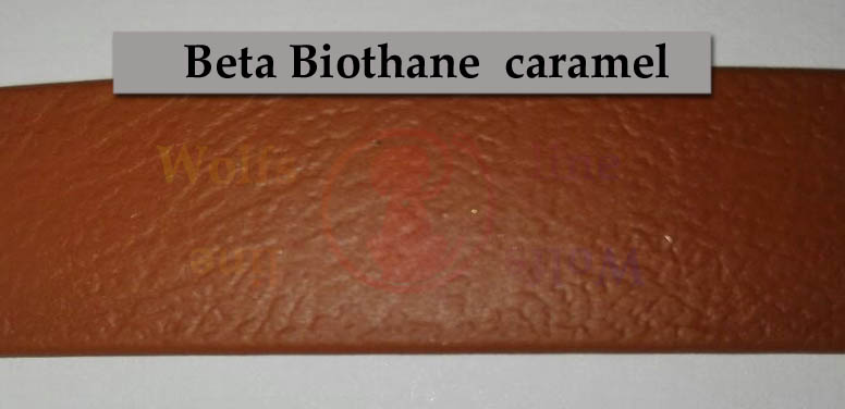 Wolfsline Biothane  Farbmuster caramel