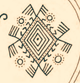 Représentation plus ancienne de la croix gauloise, motif désignant un "ventre spirituel".