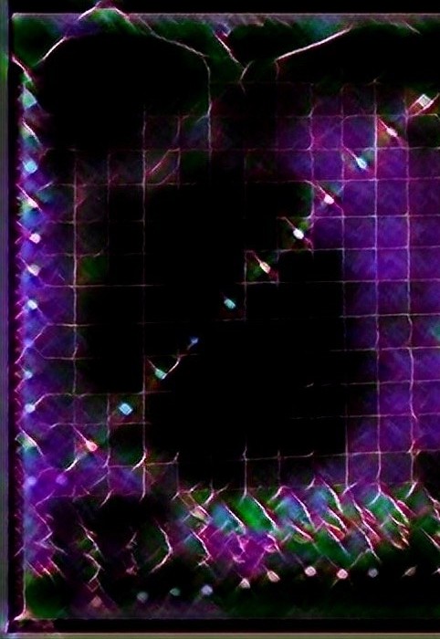 Tous les glyphes, grâce aux roues, viennent se loger dans le calendrier, formant ainsi une sorte de texte annuel. Et c'est la qu'intervient le placement des couleurs et des nuances lumineuses où sombres qui se croisent dans la grille calendaire. C'est l'arc en ciel final, celui de l'esprit maîtrisé.