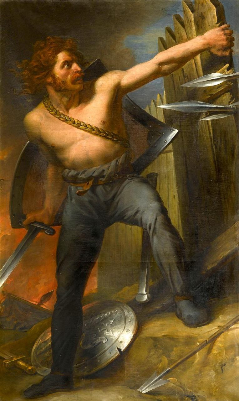 Gérard François Pascal Simon - Le courage guerrier ou le courage Gaulois, 1830-1832