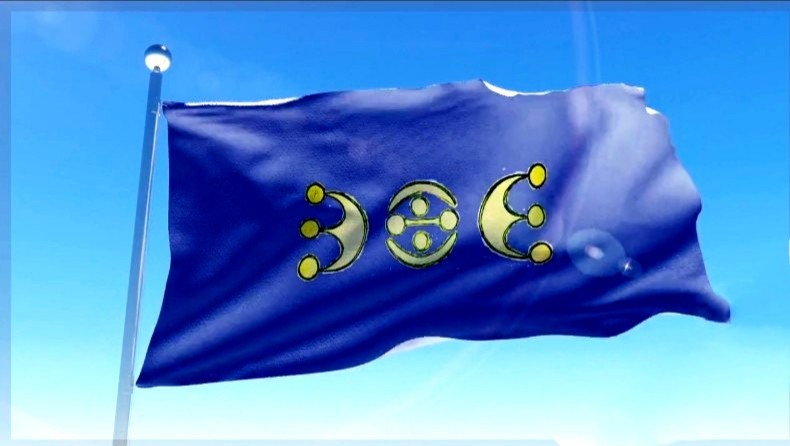 Drapeau gaulois des nemetons.
