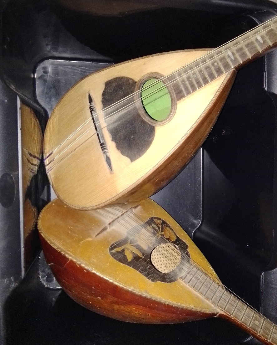 La mandoline était un instrument très ancien qui remplaça la lyre au moyen âge dans les mains des bardes. On en trouve beaucoup encore, une fois passée en réfection et nettoyées elles fonctionnent parfaitement. Avoir un instrument de musique dans sa maison porte bonheur dit on, et puis pour ça fait rêver les gosses. Pour les lyre c'est très différents, chaque lyre ndoit être personnalisée car elle n'appartient qu'à une seule personne et traditionnellement c'est l'instrument de la magie bardique..on peut trouver des luths et harpe anciens également. Surtout...prenez les vieux instruments, il est difficile de retrouver quelque chose de moderne aussi qualitatif où alors à des prix haussiers.