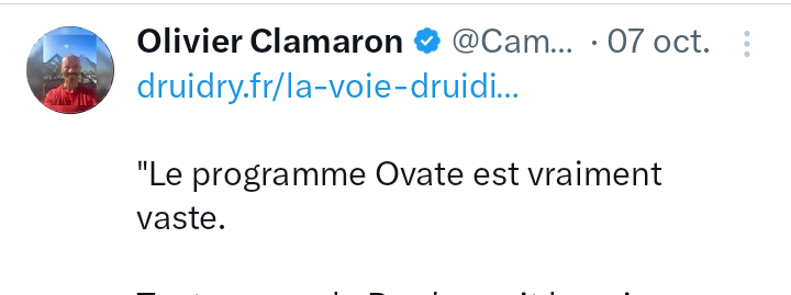Le détournement du culte gaulois par des officines maçonniques.