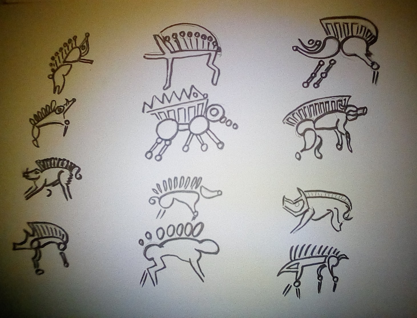 Sanglier gaulois. Planche 3.