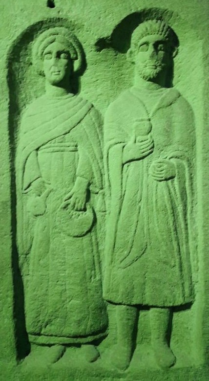 As divindades do casamento gaulês. Museu Gergóvia.