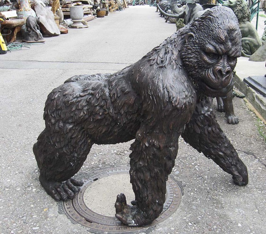 Große Gorilla, Bronze 