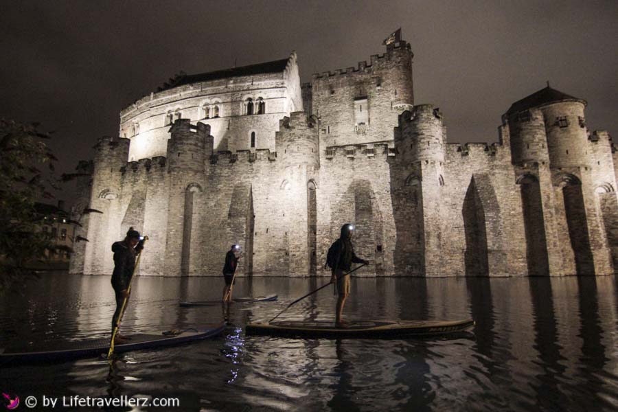 Stand Up Paddling Gent, Gravensteen