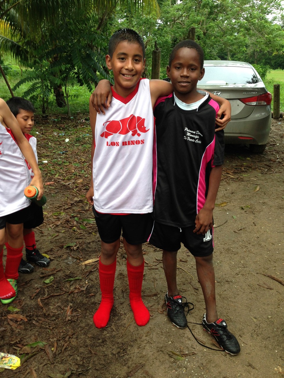 after playing the whole game without shoes, pablo gave him his