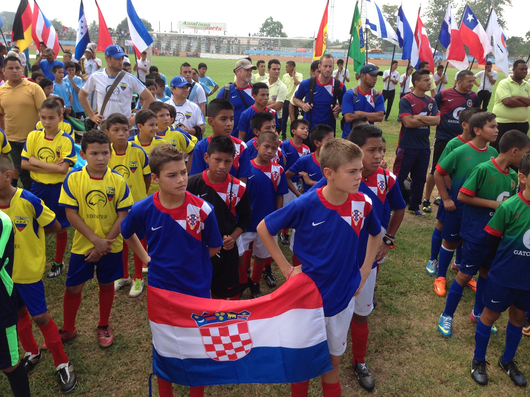 opening ceremonies at the mundialito