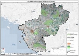 Carte représentant les différents paysages urbains Source : Gouvernement