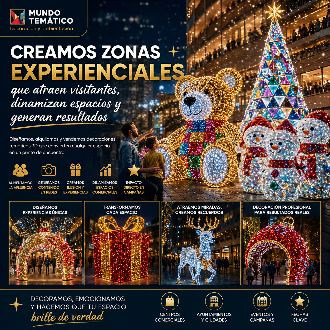 Mucho más que decoración: creamos experiencias que atraen visitantes