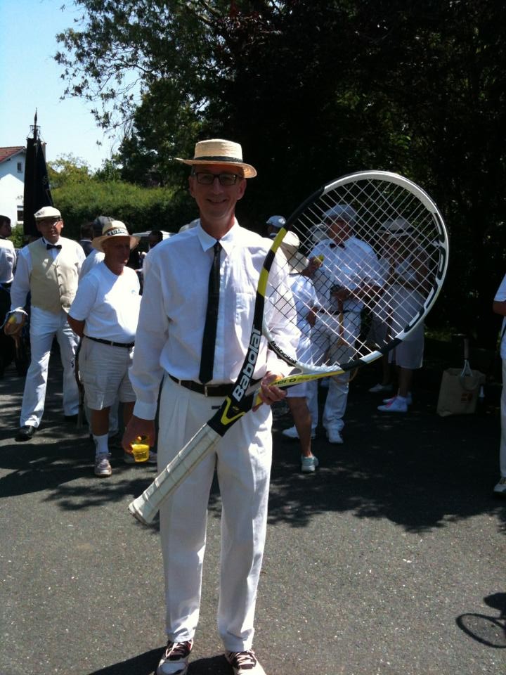 Thomas mit neuem Racket