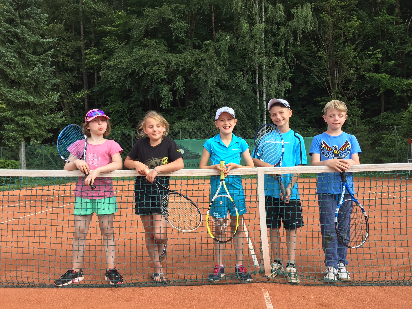 v.l. Marie, Maxi, Elina, Matthias, Leandro
