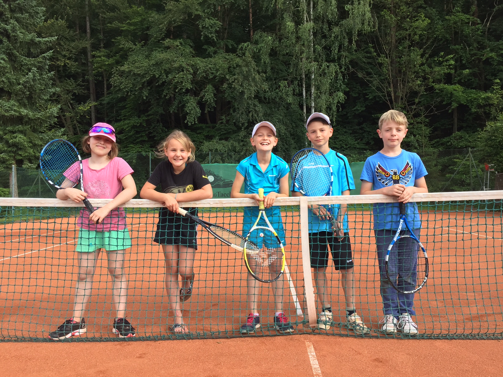 v.l. Marie, Maxi, Elina, Matthias, Leandro