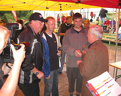 v.l. Lutz, Manfred und Markus