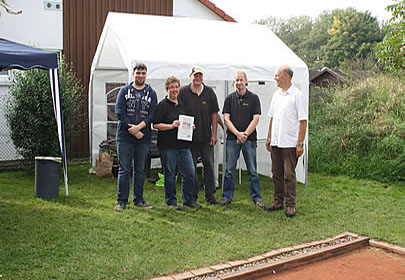 v.l. Markus, Doris, Lutz, Manfred und Karl