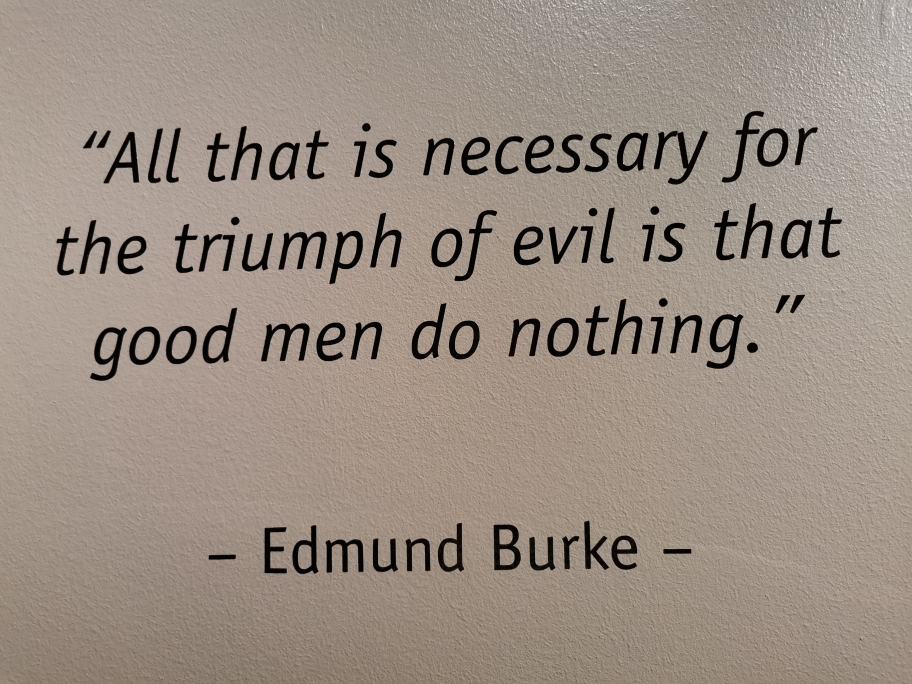 Sind wir auch good men, die nothing do? 