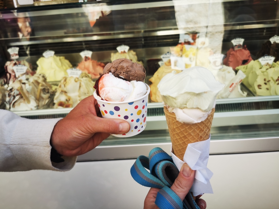 ...und Eis für ein wenig Endorphine. 