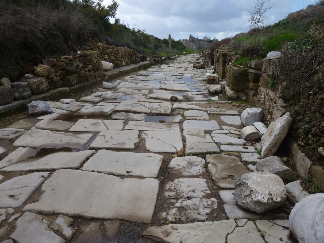 Side - une rue romaine du 2ème siècle